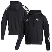 Men's adidas  Black Texas A&M Aggies Fashion Full-Zip Hoodie