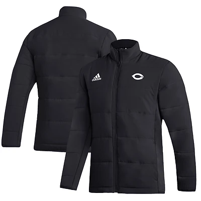 Men's adidas  Black UChicago Maroons Midweight Full-Zip Jacket