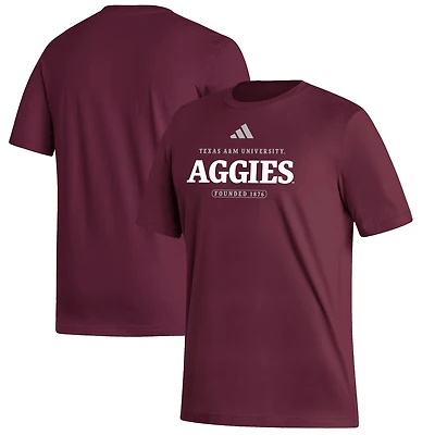 Men's adidas  Maroon Texas A&M Aggies Fresh T-Shirt