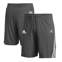 Men's adidas  Gray Georgia Southern Eagles Three-Stripe Knit Shorts