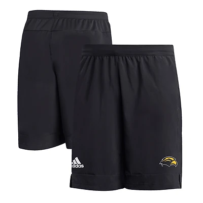 Men's adidas Black Southern Miss Golden Eagles 9" Heat Ready Woven Shorts