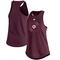 Women's adidas  Maroon Texas A&M Aggies Fashion Tri-Blend Tank Top