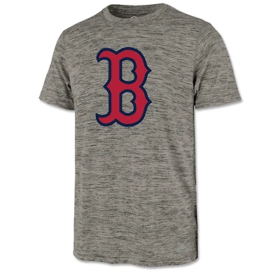 Men's '47  Gray Boston Red Sox Impact B Logo T-Shirt