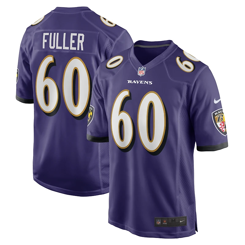 Men's Nike Kyle Fuller  Purple Baltimore Ravens  Game Jersey