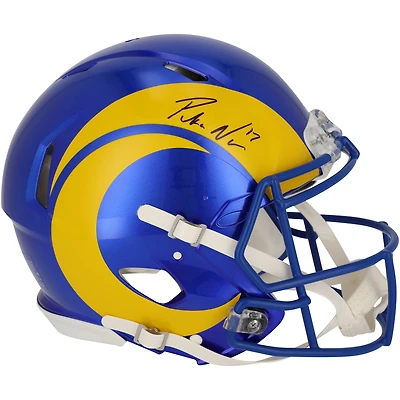 Puka Nacua Los Angeles Rams Autographed Riddell Speed Authentic Helmet
