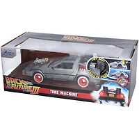 Christopher Lloyd Back to the Future Autographed DeLorean Time Machine Die Cast Car