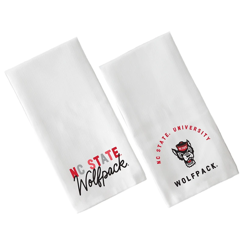 Little Birdie NC State Wolfpack Two-Pack Tea Towel Set