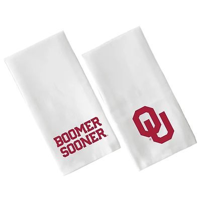 Little Birdie  Oklahoma Sooners Two-Pack Tea Towel Set