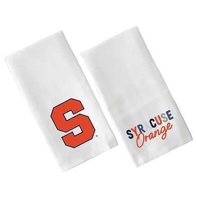 Little Birdie  Syracuse Orange Two-Pack Tea Towel Set