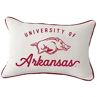 Arkansas Razorbacks Retro Rectangular Piped Pillow