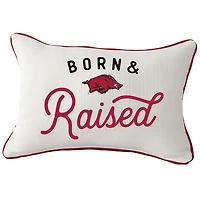 Arkansas Razorbacks  Rectangular Piped Pillow