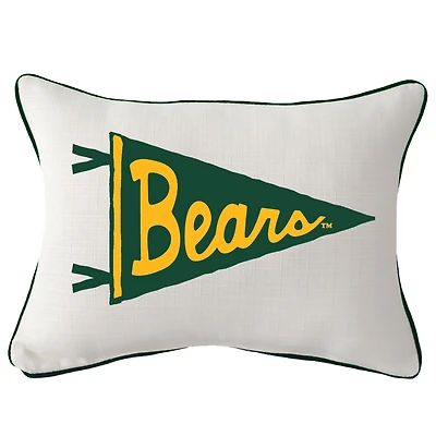 Baylor Bears Pennant Rectangular Piped Pillow