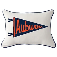 Auburn Tigers Pennant Rectangular Piped Pillow