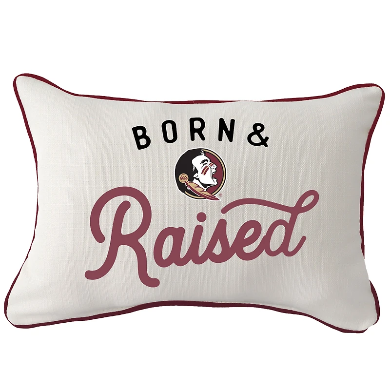 Florida State Seminoles  Rectangular Piped Pillow
