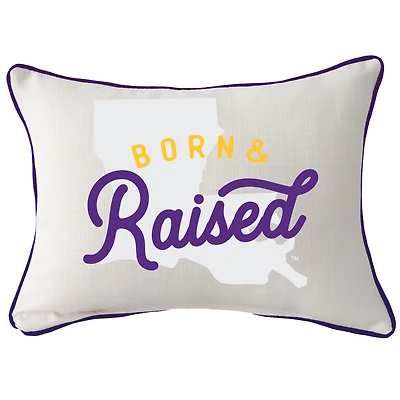 LSU Tigers  Rectangular Piped Pillow