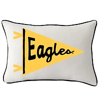 Southern Miss Golden Eagles Pennant Rectangular Piped Pillow