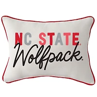 NC State Wolfpack Tones Rectangular Piped Pillow