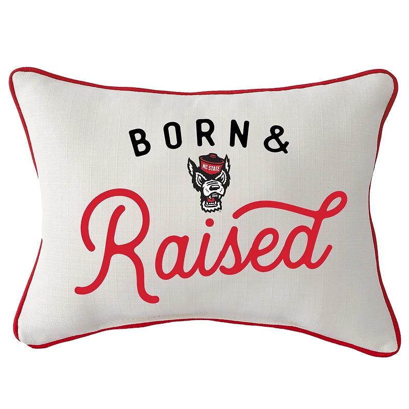 NC State Wolfpack  Rectangular Piped Pillow
