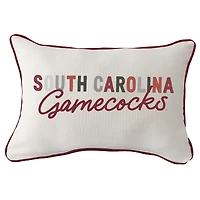 South Carolina Gamecocks Tones Rectangular Piped Pillow