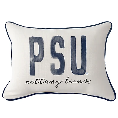 Penn State Nittany Lions Poster Rectangular Piped Pillow