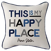 Penn State Nittany Lions Happy Place Rectangular Piped Pillow