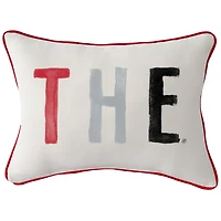 Ohio State Buckeyes Poster Rectangular Piped Pillow