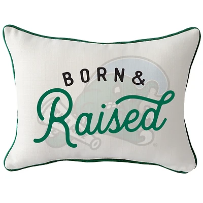 Tulane Green Wave  Rectangular Piped Pillow
