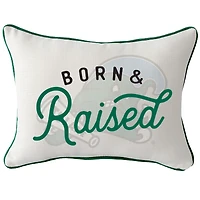 Tulane Green Wave  Rectangular Piped Pillow