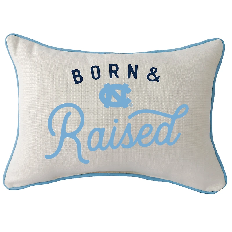 North Carolina Tar Heels  Rectangular Piped Pillow