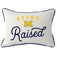 Michigan Wolverines  Rectangular Piped Pillow
