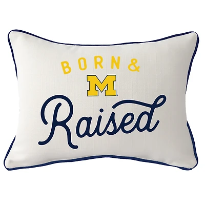 Michigan Wolverines  Rectangular Piped Pillow