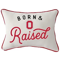 Ohio State Buckeyes  Rectangular Piped Pillow