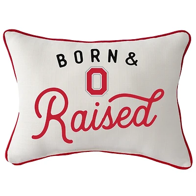 Ohio State Buckeyes  Rectangular Piped Pillow