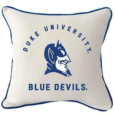 Duke Blue Devils Arched Square Piped Pillow