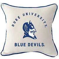 Duke Blue Devils Arched Square Piped Pillow
