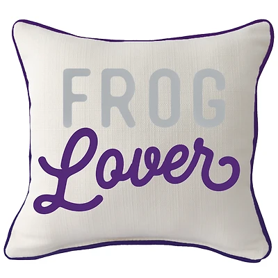 TCU Horned Frogs Heritage Square Piped Pillow
