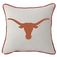 Texas Longhorns Logo Square Piped Pillow