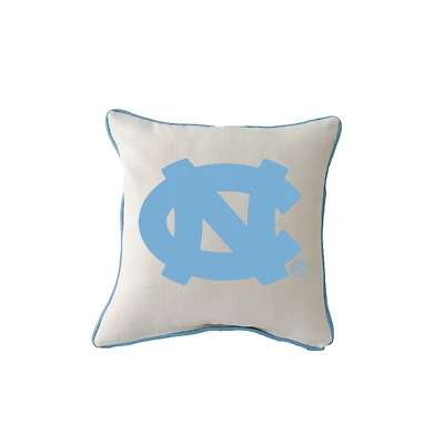 North Carolina Tar Heels  17" x 17" Square Piped Pillow