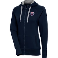 Women's Antigua  Navy USA Swimming Victory Full-Zip Hoodie