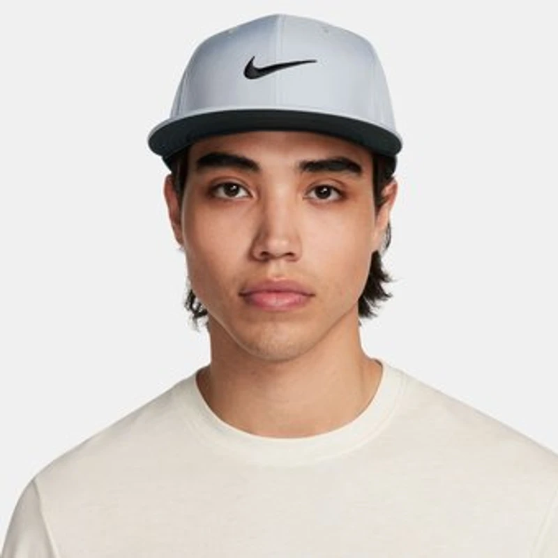 Unisex Nike Gray Swoosh Pro Performance Snapback Hat