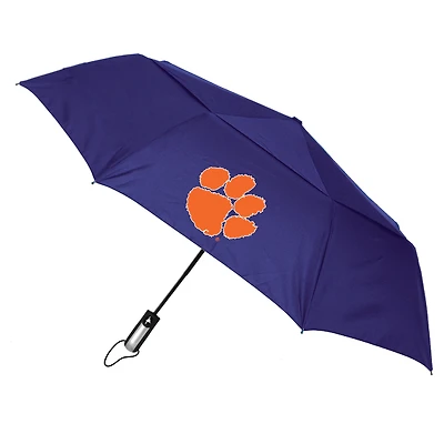Clemson Tigers 48" Vented Wind Flow Dynamo Folding Umbrella