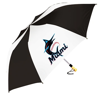 Miami Marlins 58" Big Storm Oversized Auto Open Folding Umbrella