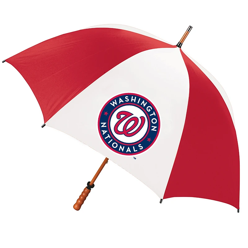 Washington Nationals 62" Eagle Sporty Wood Shaft Golf Umbrella