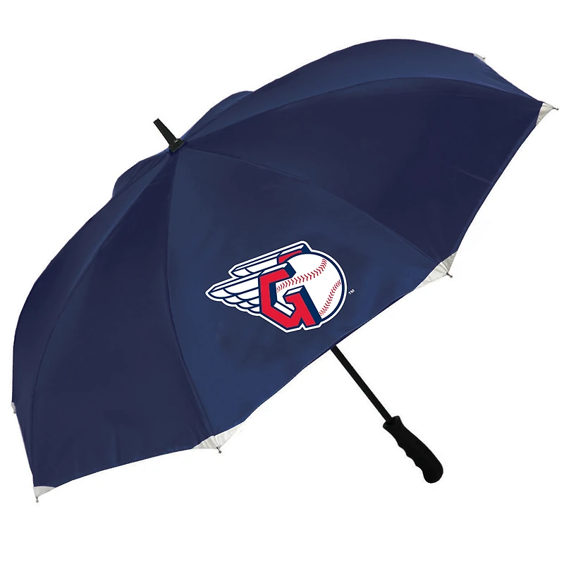 Cleveland Guardians 48" Deluxe Reverse Open Invertabrella