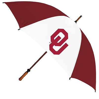 Oklahoma Sooners 62" Eagle Sporty Wood Shaft Golf Umbrella