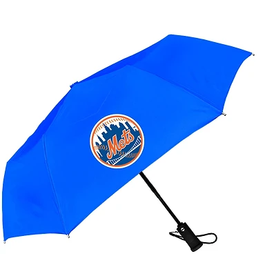 New York Mets 42" Flashlight Handle Auto Open and Close Umbrella