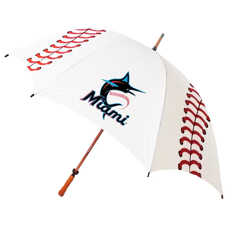 Miami Marlins 62" Baseball Canopy Golf Umbrella