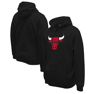 Unisex Stadium Essentials  Black Chicago Bulls Primary Logo Pullover Hoodie