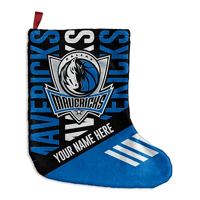 Chad & Jake Dallas Mavericks Personalized Holiday Stocking