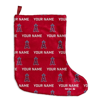Chad & Jake  Los Angeles Angels Personalized Holiday Stocking